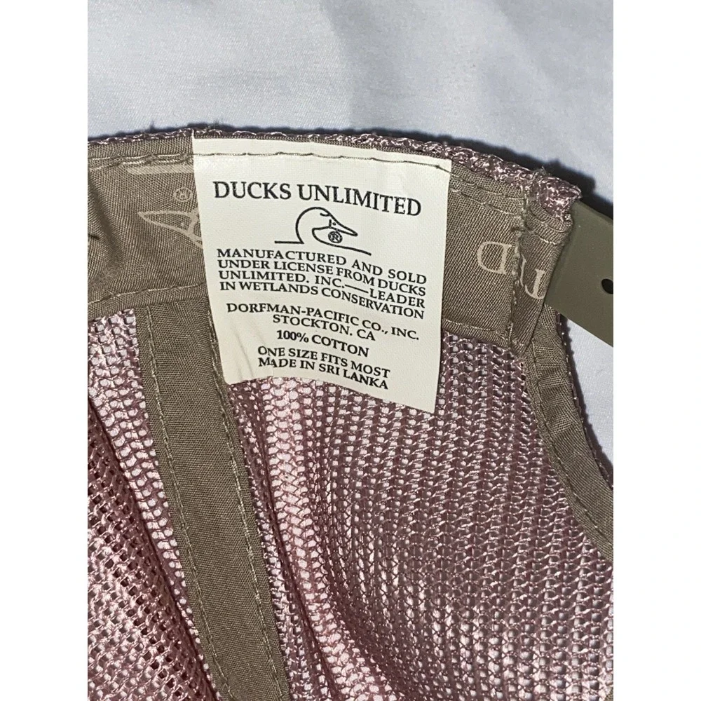 Vintage Ducks Unlimited BROWN/ TAN COMMITTEE Hunters Embroidered ‎ Hat